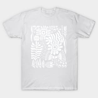 Scandi monochrome garden T-Shirt